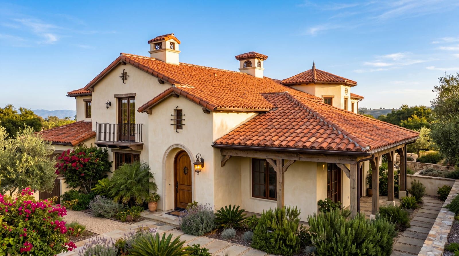 Spanish Clay Tile Roofing